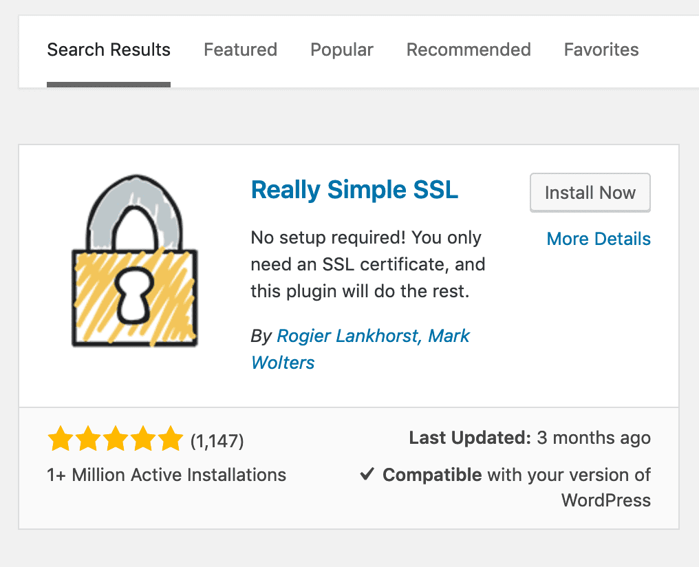 Really simple SSL SEO Plugins