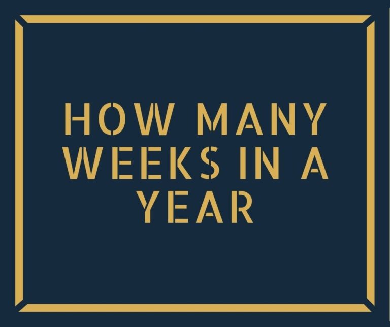 how-many-weeks-in-a-year