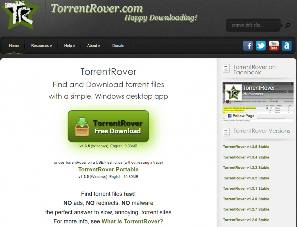 Torrent Rover
